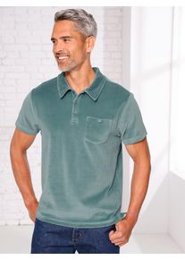 Langarmshirt CLASSIC "Kurzarm-Poloshirt", Herren, Gr. 48/50, gr&uuml;n (jade), 80% Baumwolle, 20% Polyester, unifarben, Shirts Langarmshirt