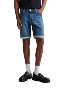 Marc O'Polo Jeansshorts MARC O'POLO DENIM "Mats", Herren, Gr. 36, N-Gr, blau (medium blau), Denim/Jeans, Obermaterial: 99% Baumwolle, 1% Elasthan, slim fit, Jeans Jeansshorts