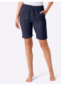 w&auml;schepur Bermudas W&Auml;SCHEPUR, Damen, Gr. 44/46, Normalgr&ouml;&szlig;en, marine, 100% Baumwolle, unifarben, Hosen Bermudas
