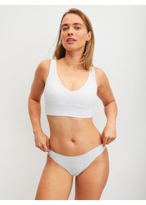 Bustier Calida "Natural Skin", Damen, Gr. L (48/50), N-Gr, star wei&szlig;, Interlock, Obermaterial: 83% Modal (TENCEL&trade;), 17% Elasthan, BHs Bustier, aus weicher Interlock-Qualit&auml;t, atmungsaktiv, ohne B&uuml;gel