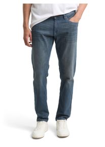 Tapered-fit-Jeans Tom Tailor, Herren, Gr. 29, L&auml;nge 30, schwarz stone blau grau denim, Denim/Jeans, Obermaterial: 85% Baumwolle, 13% Polyester, 2% Elasthan, unifarben, regular fit kn&ouml;chellang, Jeans Tapered-fit-Jeans