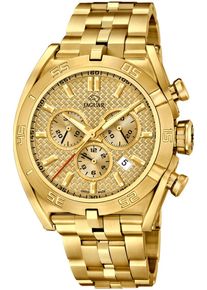 Chronograph Jaguar "Executive", gold (goldfarben, goldfarben), Armbanduhren, Herren, Chronograph, Armbanduhr, Quarzuhr, Herrenuhr, Saphirglas, Stoppfunktion, Swiss Made