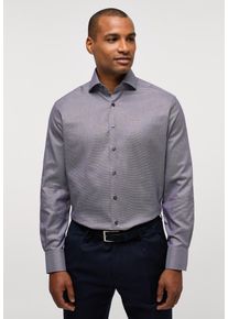 Langarmhemd Eterna "MODERN FIT", Damen, Gr. 45, Normalgr&ouml;&szlig;en, lila (aubergine), Twill, 100% Baumwolle, tailliert, Manschette, Hemden Langarmhemd, NON IRON (b&uuml;gelfrei)