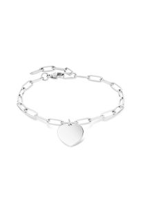 Armband Liebeskind Berlin "Schmuck Edelstahl Armkette My Heart Herz", silber (edelstahlfarben), Armb&auml;nder, Damen, 20cm, Edelstahl, Armband