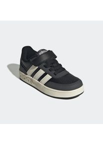 Sneaker adidas Sportswear "BREAKBASE KIDS", Damen, Gr. 33, core schwarz, sanftes wei&szlig;, carbon, Synthetik, Schuhe Sneaker, f&uuml;r Kinder & Jugendliche