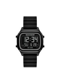 Chronograph Skechers "FISKE", schwarz, Armbanduhren, Herren, Chronograph, Quarzuhr, Armbanduhr, Herrenuhr, Silikonarmband, digital, Tag