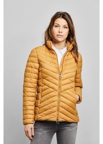 Blouson Bugatti, Damen, Gr. 36, braun (messing), 100% Polyamid, regular fit, normaler Saum, Jacken Blouson, aus der Airseries