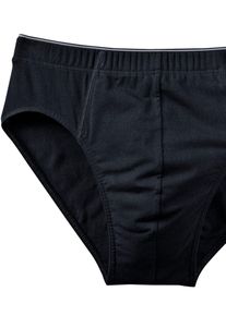 Slip Schiesser, Herren, Gr. 8, 1 Stk., schwarz, 95% Baumwolle, 5% Elasthan, Unterhosen Slip