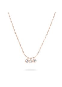 Kette mit Anh&auml;nger Tamaris "Schmuck Geschenk Silber 925 Halskette Tiny Glimmer", rosa (ros&eacute;goldfarben, kristallwei&szlig;), Halsketten, Damen, Silber 925 (Sterlingsilber), L: 45, Kette mit Anh&auml;nger, mit Zirkonia (synth.)