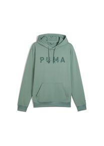 Kapuzensweatshirt Puma "M CLOUDSPUN BRANDED HOODIE", Herren, Gr. S, gr&uuml;n (gr&uuml;n moon), Jersey, Obermaterial: 85% Polyester, 15% Elasthan, regular fit normal, Rundhals, angesetztes B&uuml;ndchen, Sweatshirts Kapuzensweatshirt, mit K&auml;ngurutasche, mit DryCELL Technologie, atmungsaktiv