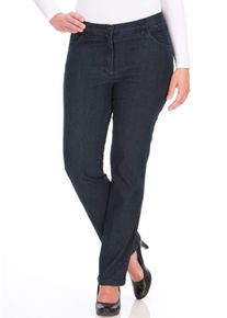 Stretch-Jeans KjBRAND "Betty CS Denim Stretch", Damen, Gr. 44, N-Gr, blau (dunkelblau), Denim/Jeans, Obermaterial: 85% Baumwolle, 13% Polyester, 2% Elasthan, unifarben, lang, Jeans Stretch-Jeans, mit Stretch