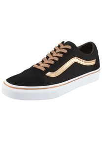 Sneaker Vans "Old Skool", Damen, Gr. 39, schwarz, Leder, Textil, Schuhe Sneaker