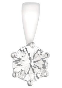 Kettenanh&auml;nger Amor "9067480", silber (silberfarben, kristallwei&szlig;, kristallwei&szlig;), Schmuckanh&auml;nger, Damen, Silber 925 (Sterlingsilber), 1,2 g, Kettenanh&auml;nger, mit Zirkonia (synth.)