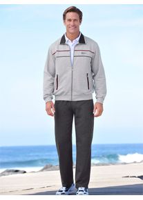 Freizeitanzug Catamaran, Herren, Gr. 60/62, grau (grau, meliert), 70% Baumwolle, 30% Polyester, Sportanz&uuml;ge Freizeitanzug