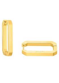 JOOP! Paar Creolen JOOP "2035036", gold (gelbgoldfarben), Ohrringe, Damen, Edelstahl, Paar Creolen