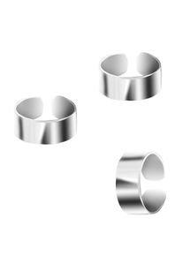 Paar Ohrklemmen Firetti "Schmuck Geschenk Silber 925 Ohrschmuck Ear Cuff", silberfarben, Ohrringe, Damen, 10mm, Silber 925 (Sterlingsilber), Paar Ohrklemmen, Made in Germany