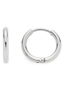 Paar Creolen Leonardo "Lilo Beauty's", silber (edelstahlfarben), Ohrringe, Damen, 13mm, Edelstahl, Paar Creolen
