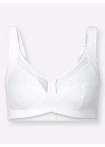 Entlastungs-BH, Damen, Gr. 110, Cup F, wei&szlig;, 85% Polyamid, 15% Elasthan, BHs Entlastungs-BH