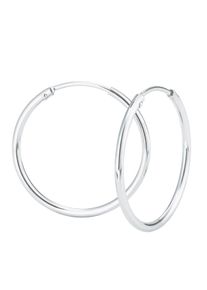 Paar Creolen Amor "2026224", silber (silberfarben), Ohrringe, Damen, 42mm, Silber 925 (Sterlingsilber), Paar Creolen