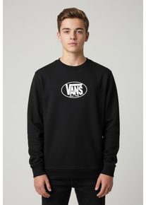 Sweatshirt Vans "STYLE 76 ll LOOSE LS TEE", Jungen, Gr. L (158), wei&szlig;, neutral, Obermaterial: 56% Baumwolle, 44% Polyester, Sweatshirts Sweatshirt, f&uuml;r Kids