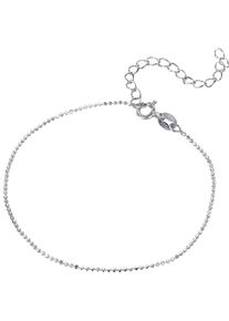 Silberkette Firetti "Schmuck Geschenk Silber 925 Armband Kette Fu&szlig;kette Bauchkette Kugeln" Gr. 21, silber (silberfarben), Halsketten, Damen, 21, Silber 925 (Sterlingsilber), B: 1mm, Silberkette, in verschiedenen L&auml;ngen erh&auml;ltlich, B:1mm