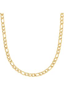 Kette ohne Anh&auml;nger s.Oliver "2038008", gold (gelbgoldfarben), Halsketten, Herren, Edelstahl, L: 55 B: 6mm, Kette ohne Anh&auml;nger, B:6mm