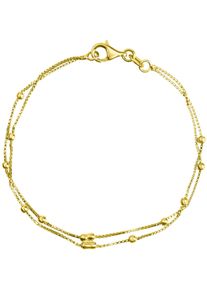 Armband Firetti "Schmuck Geschenk Silber 925 Armschmuck Armkette Kugeln", gold (gelbgoldfarben), Armb&auml;nder, Damen, 19cm, Silber 925 (Sterlingsilber), Armband