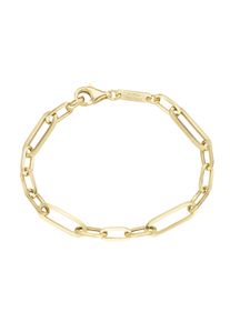 Armband "Armband Gliederkette 3/1, Silber 925", gold, Giorgio Martello MILANO, Armb&auml;nder, Damen, Silber 925 (Sterlingsilber), Armband