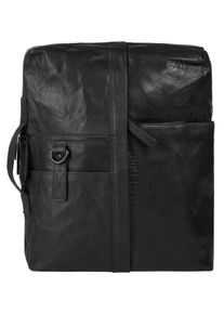 SPIKES & SPARROW Aktentasche SPIKES & SPARROW, Gr. B/H/T: 40cm x 40cm x 8cm onesize, schwarz, Leder, leicht gl&auml;nzend, unifarben, Taschen Aktentasche, echt Leder