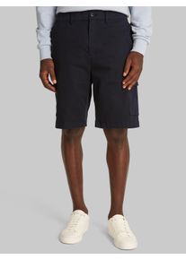Cargoshorts Calvin Klein "MODERN TWILL CARGO SHORT", Herren, Gr. 35, N-Gr, schwarz, Twill, Obermaterial: 98% Baumwolle, 2% Elasthan, unifarben, normal kniefrei, Hosen Cargoshorts, mit Logo-Patch