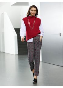 Pullunder Inspirationen "Pullunder", Damen, Gr. 42, rot, 70% Polyacryl, 30% Schurwolle, unifarben, Pullover Pullunder