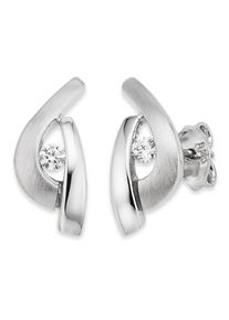 Paar Ohrstecker Bruno Banani "Schmuck Geschenk Silber 925 Ohrschmuck Ohrringe", bunt (silberfarben, wei&szlig;, kristallwei&szlig;), Ohrringe, Damen, Silber 925 (Sterlingsilber), Paar Ohrstecker, mit Zirkonia (synth.)