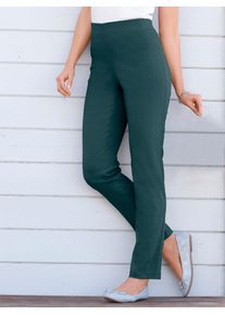 Dehnbund-Hose Stehmann, Damen, Gr. 46, Normalgr&ouml;&szlig;en, gr&uuml;n (tannengr&uuml;n), 72% Viskose, 25% Polyamid, 3% Elasthan, unifarben, lang, Hosen Dehnbund-Hose