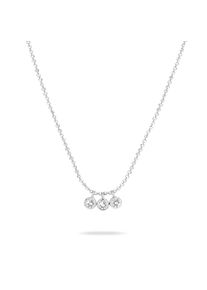 Kette mit Anh&auml;nger Tamaris "Schmuck Geschenk Silber 925 Halskette Tiny Glimmer", silber (silberfarben, kristallwei&szlig;), Halsketten, Damen, Silber 925 (Sterlingsilber), L: 45, Kette mit Anh&auml;nger, mit Zirkonia (synth.)