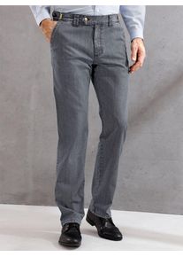 Bequeme Jeans CLASSIC, Herren, Gr. 28, Unterbauchgr&ouml;&szlig;en, grau (grau, denim), 98% Baumwolle, 2% Elasthan, unifarben, lang, Jeans Bequeme Jeans