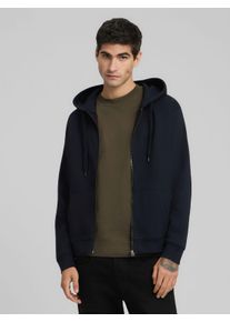 Kapuzensweatjacke Replay, Herren, Gr. S, blau (night blau), Sweatware, Obermaterial: 80% Baumwolle, 20% Polyester, unifarben, normal, Rundhals, angesetztes B&uuml;ndchen, Sweatjacken Kapuzensweatjacke