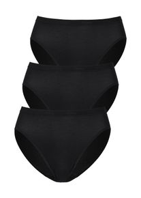 Jazz-Pants Slips Mey "Best Of", Damen, Gr. 42 (42), 3 Stk., schwarz (3x schwarz), Single Jersey, Obermaterial: 97% Baumwolle, 3% Elasthan, unifarben, k&ouml;rpernah, Unterhosen Jazz-Pants Slips, ohne auftragende Seitenn&auml;hte