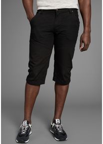 Bermudas Arizona "Tom", Herren, Gr. 62, N-Gr, schwarz (schwarz schwarz), Denim/Jeans, Obermaterial: 100% Baumwolle, overdyed, Basic, normal kniebedeckend, Hosen Bermudas, Topseller