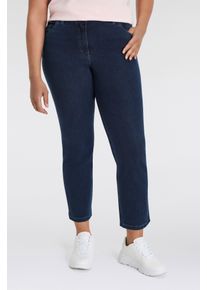 5-Pocket-Jeans KjBRAND "Jeans Betty CS R&ouml;hre", Damen, Gr. 26, K-Gr, blau (denim stoned), Denim/Jeans, Obermaterial: 87% Baumwolle, 11% Polyester, 2% Elasthan, figurbetont, Jeans 5-Pocket-Jeans, ideal bei schlanken Oberschenkeln