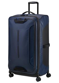 Weichgep&auml;ck-Trolley Samsonite "ECODIVER, verschiedene Gr&ouml;&szlig;en und Farben", Damen, Gr. B/H/T: 47cm x 79cm x 32cm 117 l, blau (blau nights), Nylon, Polyester, Basic, Koffer Weichgep&auml;ck-Trolley, Koffer Reisegep&auml;ck Weichgep&auml;ck-Koffer Fronttasche