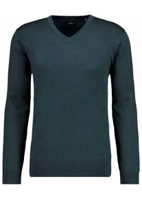 Rundhalspullover Ragman, Herren, Gr. 52, gr&uuml;n (dunkelgr&uuml;n, 035), Strick, 100% Wolle, Pullover Rundhalspullover