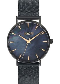 JOOP! Quarzuhr JOOP, schwarz, Armbanduhren, Damen, Quarzuhr, Armbanduhr, Damenuhr, analog, Edelstahlarmband