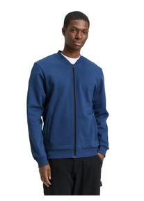 Sweatshirt Tom Tailor Denim, Herren, Gr. M, ocean night blau, Sweatware, Obermaterial: 60% Baumwolle, 40% Polyester, unifarben, regular fit normal, ohne Ausschnitt, Rippb&uuml;ndchen, Sweatshirts Sweatshirt, mit Rippb&uuml;ndchen