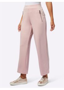 CR&Eacute;ATION L Culotte CREATION L, Damen, Gr. 46, Normalgr&ouml;&szlig;en, beige (puder), 50% Modal, 44% Polyester, 6% Elasthan, unifarben, lang, Hosen Culotte