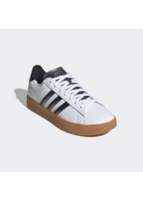 Sneaker adidas Sportswear "GRAND COURT 2.0", Damen, Gr. 39, clear pink, better scarlet, core schwarz, Synthetik, Schuhe Sneaker, Design auf den Spuren des adidas Superstar