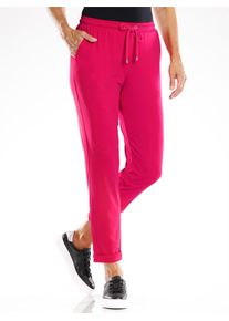 7/8-Hose Heine, Damen, Gr. 46, Normalgr&ouml;&szlig;en, pink, 80% Polyamid, 20% Elasthan, unifarben, 7/8-L&auml;nge, Hosen 7/8-Hose