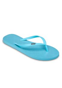 Sandale Roxy "Viva Iridescent", Damen, Gr. 8,5(39), pool blau, Obermaterial:Obermaterial: 95% Synthetik Tr/ 5% Metall, Futter: 100% Synthetik Tr, Laufsohle: 100% Schwammgummi;, Schuhe Sandale