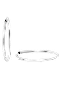 Paar Creolen Amor "Classic chic", silber (silberfarben), Ohrringe, Damen, Silber 925 (Sterlingsilber), Paar Creolen, Made in Germany