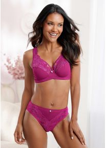 w&auml;schepur Entlastungs-BH W&Auml;SCHEPUR, Damen, Gr. 75, Cup B, pink (magenta), 52% Polyamid, 32% Polyester, 16% Elasthan, BHs Entlastungs-BH