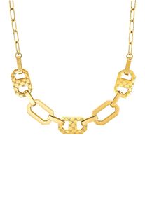 JOOP! Kette ohne Anh&auml;nger JOOP "2035033", gold (gelbgoldfarben), Halsketten, Damen, Edelstahl, L: 45 B: 13mm, Kette ohne Anh&auml;nger, B:13mm